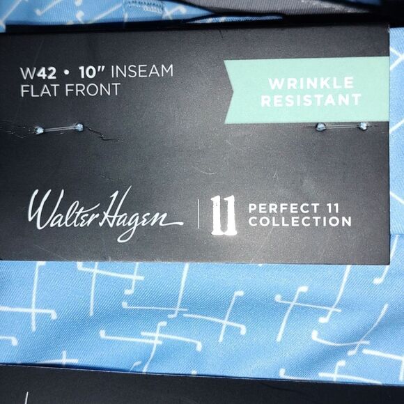 Walter Hagen Men's Perfect 11 Golf Shorts  Sz 42 Flat Front  NWT - Picture 6 of 8